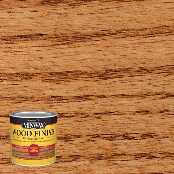 Minwax Wood Finish Semi-Transparent Gunstock Oil-Based Penetrating Wood Stain 0.5 pt 223104444